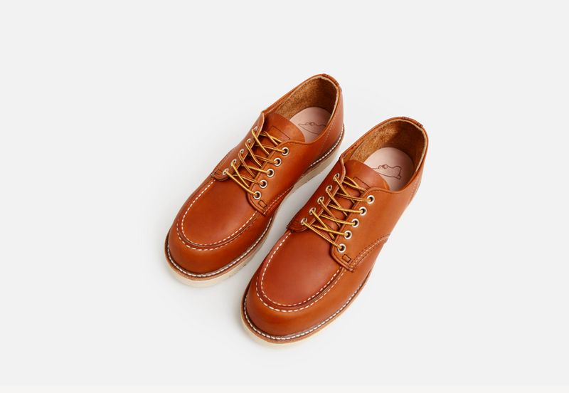 Red Wing 8092 Shop Moc Toe Oxford Oro Legacy Herren