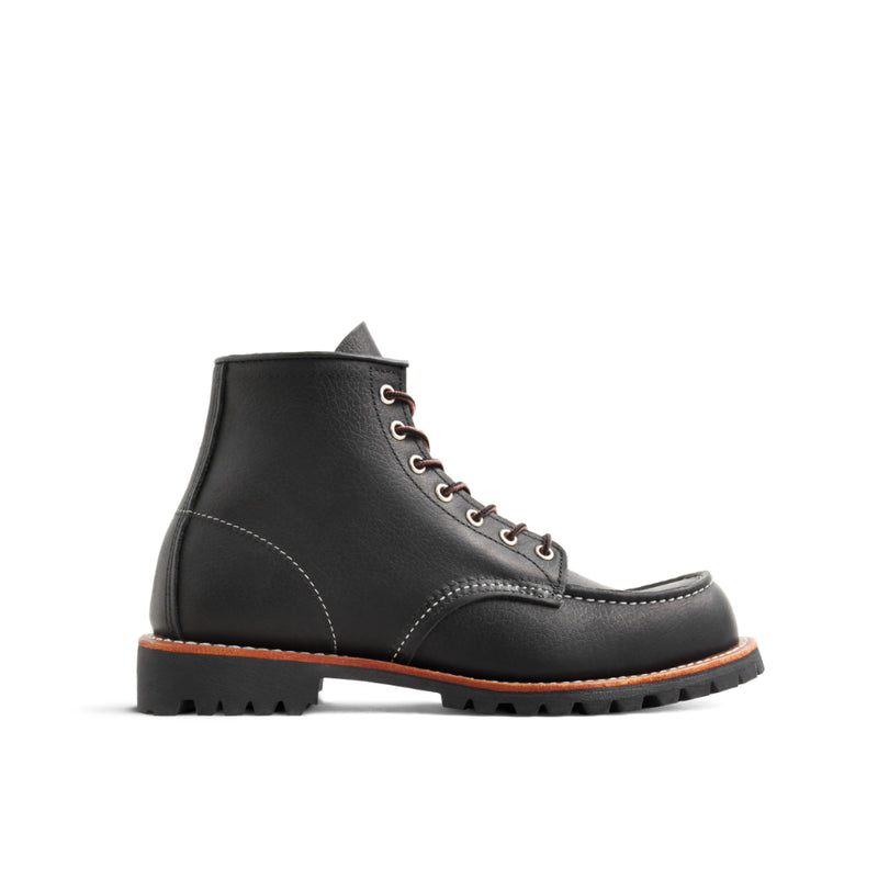 Red Wing 2949 Classic Moc Toe Black Oil Slick Men's Shoes with Vibram