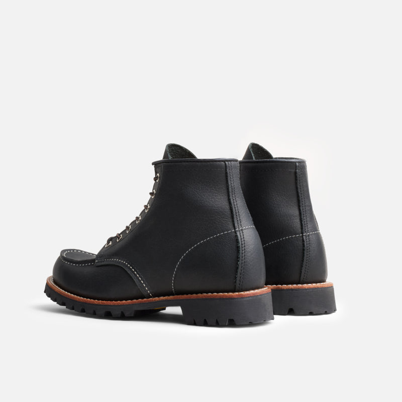 Red Wing 2949 Classic Moc Toe Black Oil Slick Men's Shoes with Vibram