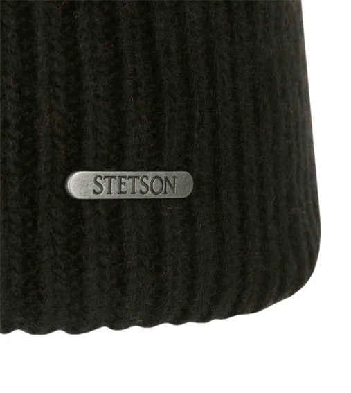 Stetson Merino Simple Beanie Black