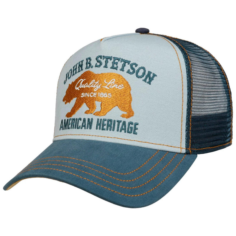 Stetson Trucker Cap Bear Blue