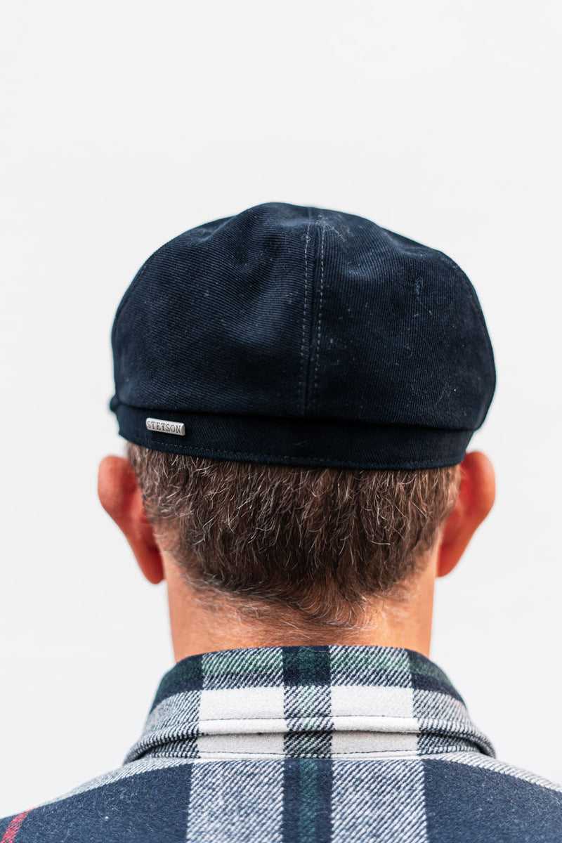 Stetson-6-Panel-Kappe-Weiche-Baumwolle-Blau-6641106-2-3