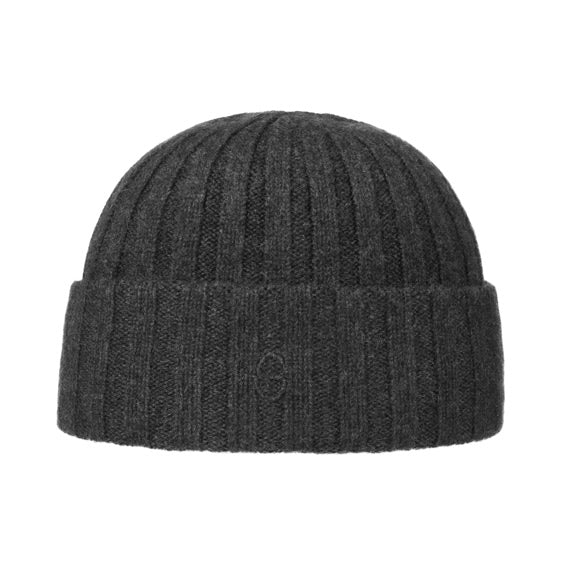 Stetson-Cashmere-Beanie-Anthracite-Melange