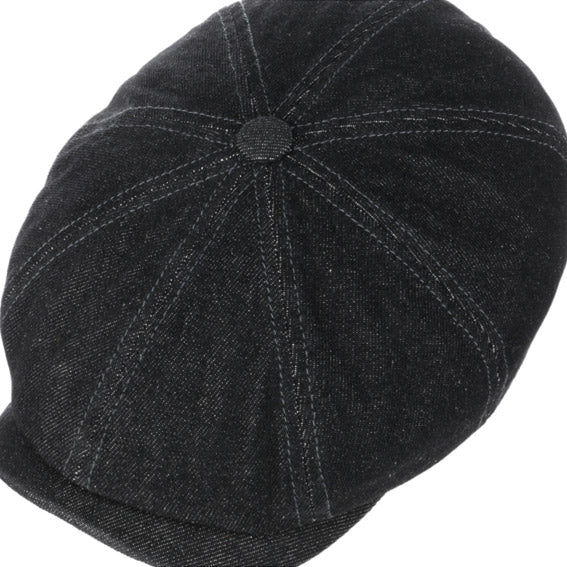 Stetson-Hatteras-Denim-Flatcap-Black-2