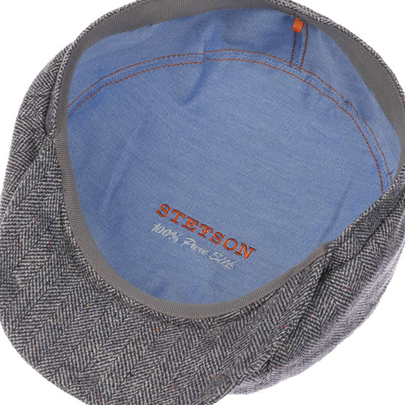 Stetson-Hatteras-Silk-Flat-Cap-Blue-White-3