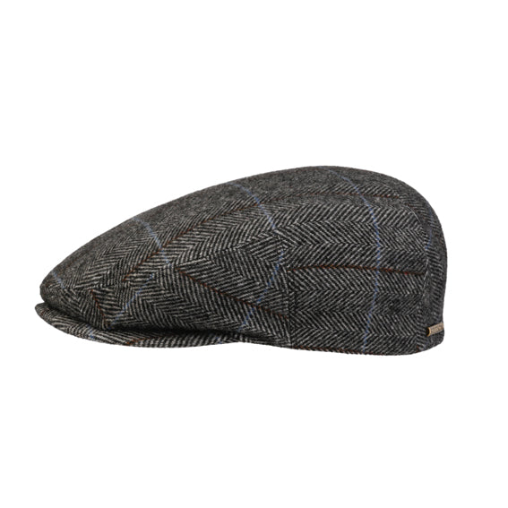 Stetson-Kent-Wool-EF-Flatcap-GreyBlack-6