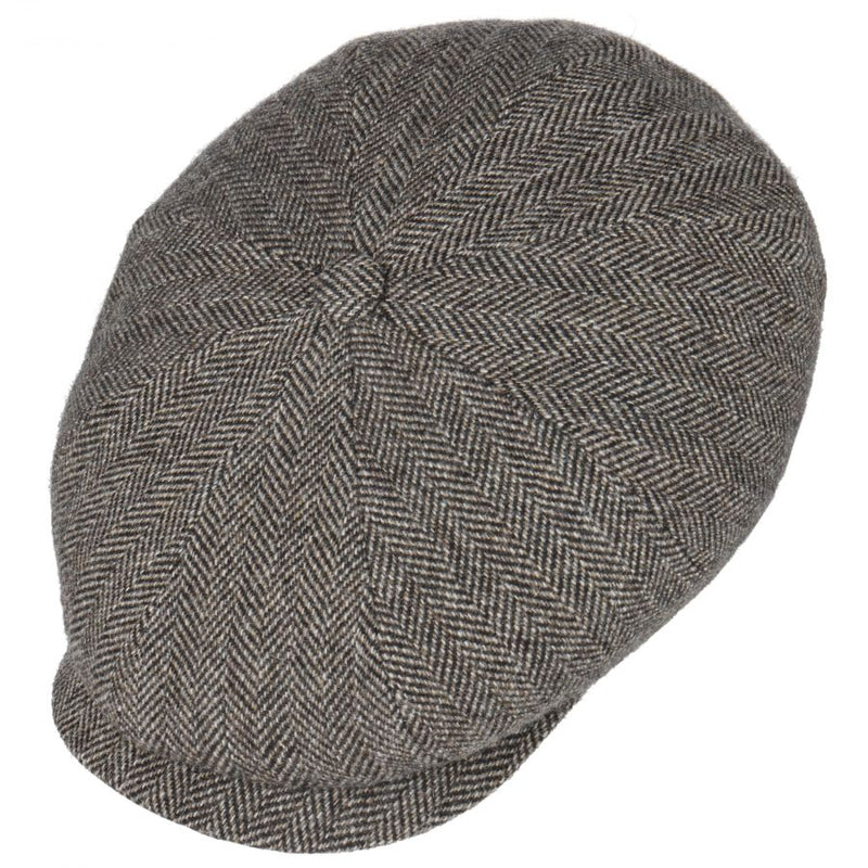 stetson-hatteras-EF-wool-herringbone-dark-brown-2
