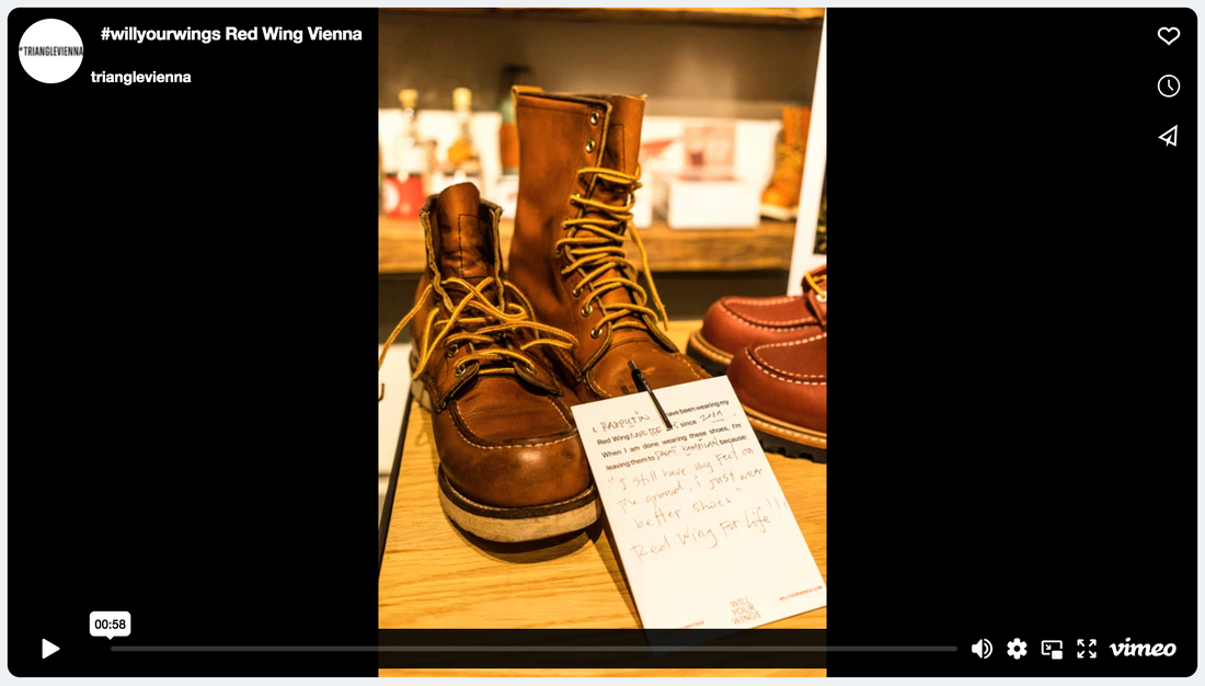 #willyourwings Vienna Video recap / Red Wing Vienna