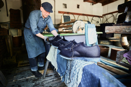 Red Wing Shop Moc x Indigo KOO Blaudruck / 10 Jahre Red Wing Wien