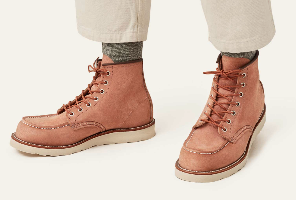 Red Wing 8208 Classic Moc Toe Dusty Rose Abilene Herren Special