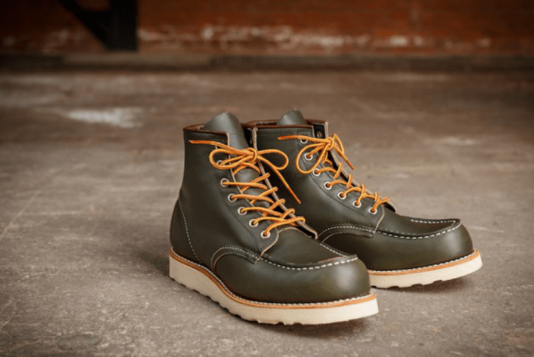 Red Wing 8180 Moc Toe Alpine Green Portage Herren
