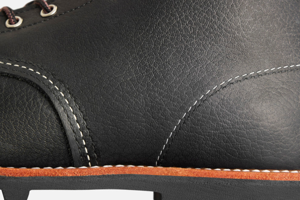 Red Wing 2949 Classic Moc Toe Black Oil Slick Leder Detailansicht