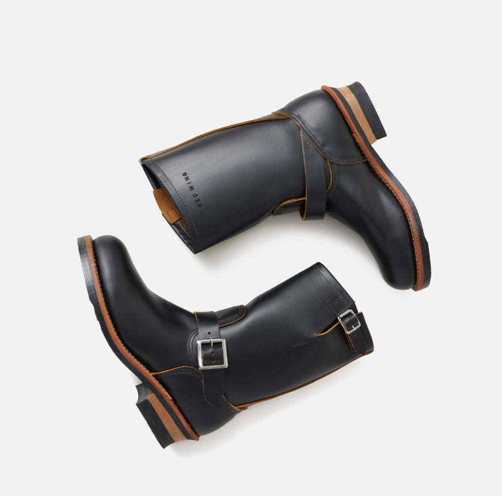 Red Wing 2966 Engineer Boot Black Klondike Herren Schuhe