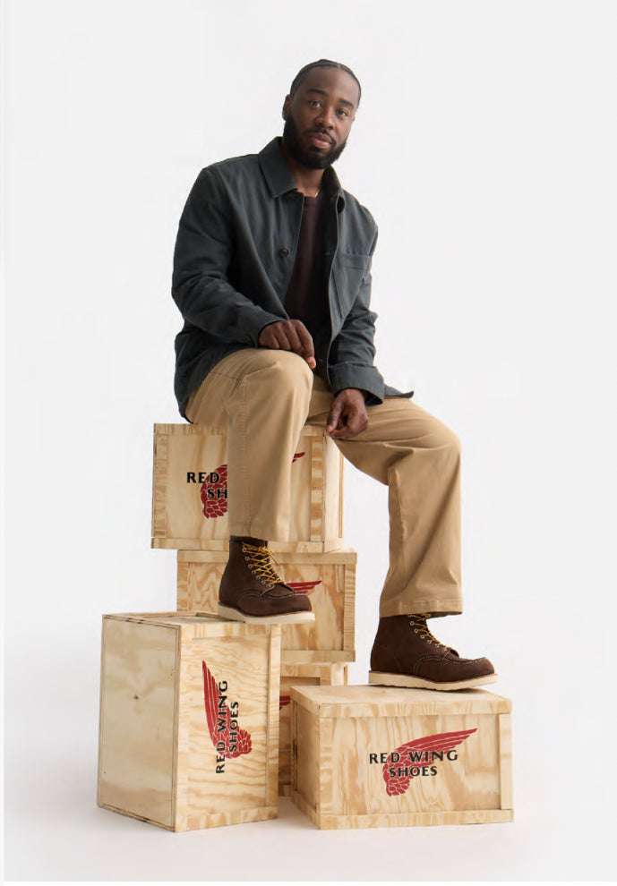 Red Wing 8836 Classic Moc Toe Herren Schuhe Chocolate Muleskinner