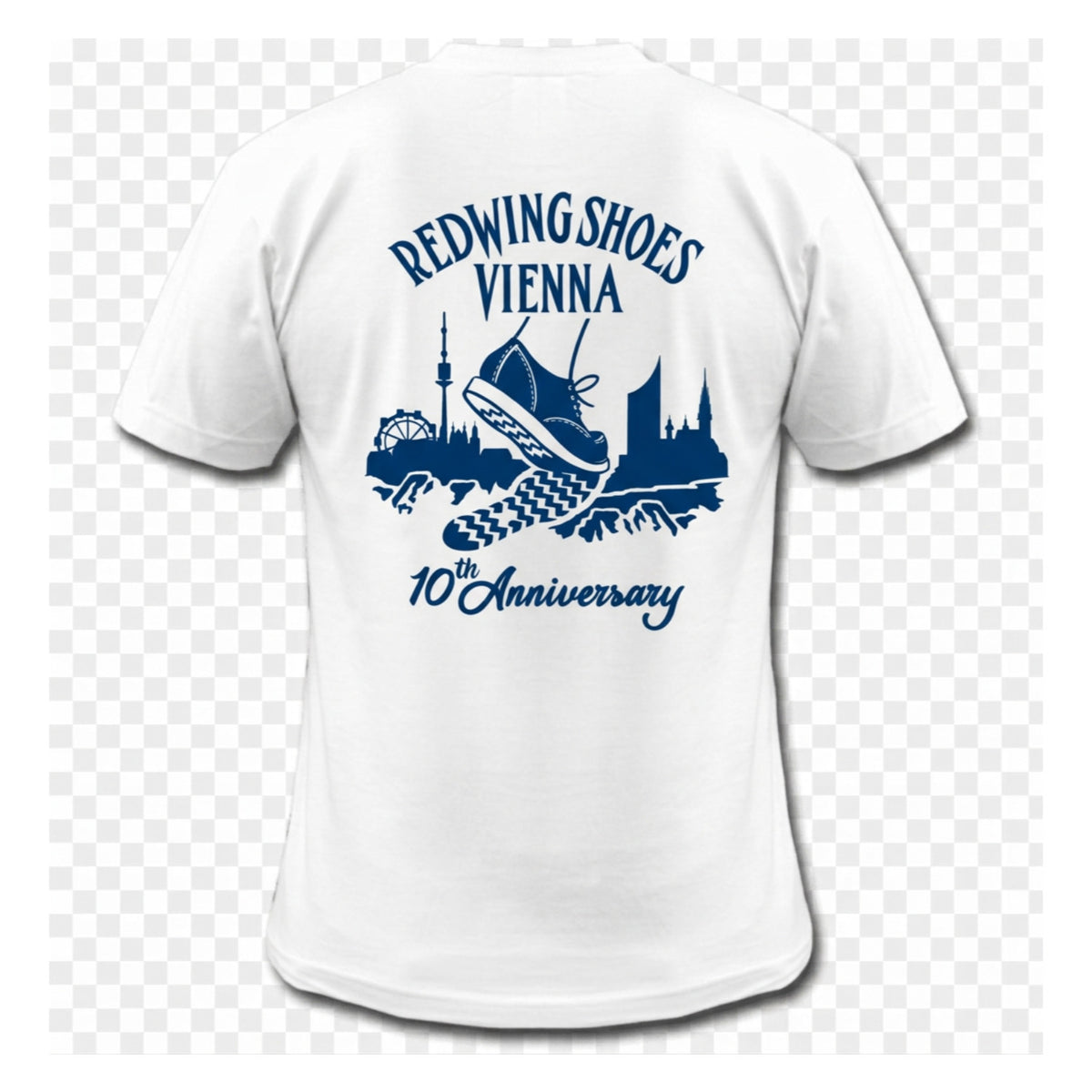 Red Wing Vienna 10th anniversary T-Shirt Herren weiss