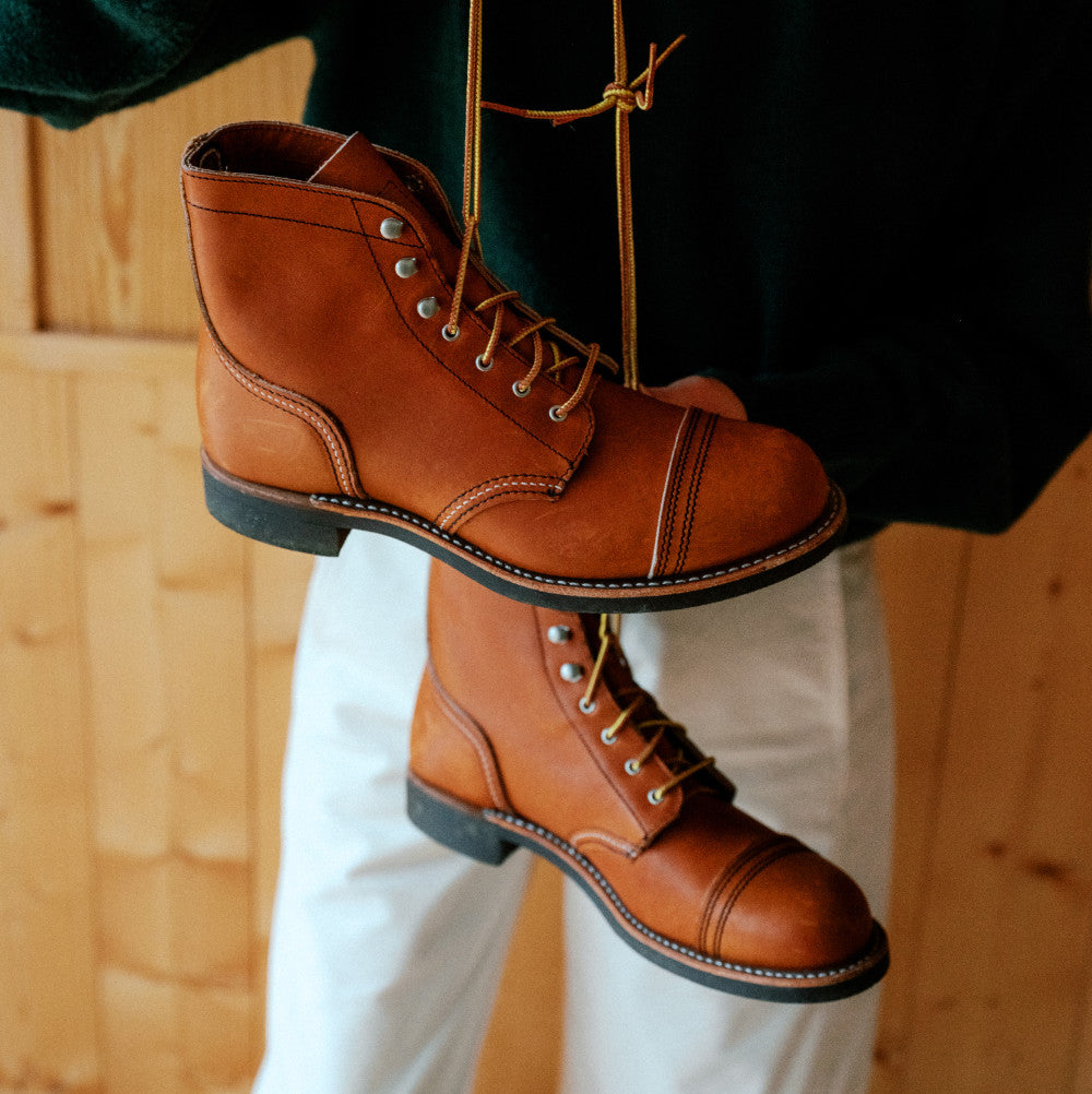 Red Wing 8000 Iron Ranger Oro Legacy Herren Schuhe