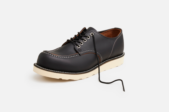 Red Wing 8090 Shop Moc Toe Oxford Black Prairie Herren