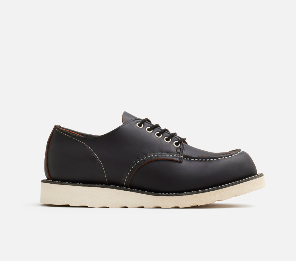Red Wing 8090 Shop Moc Toe Oxford Black Prairie Herren