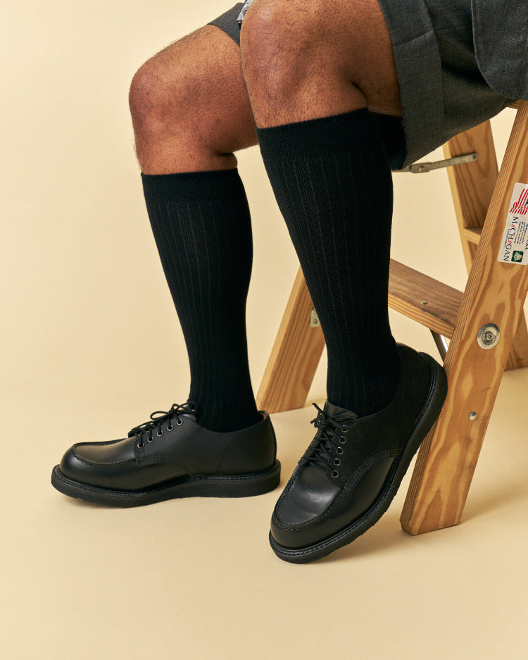 Red Wing x Engineered Garments 3110 Shop Moc Toe Triple Black