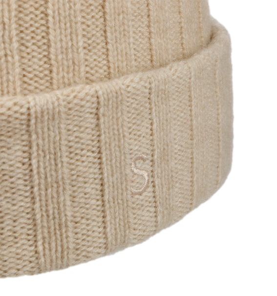 Stetson Cashmere Beanie Natural Beige