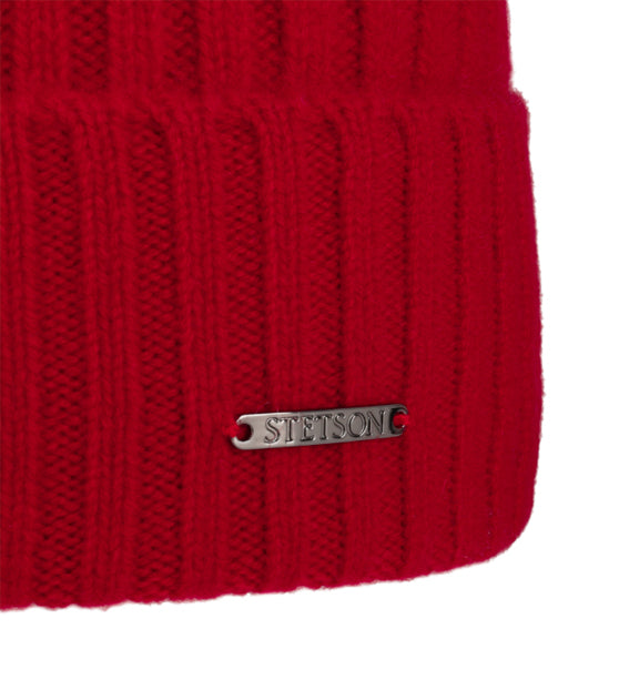 Stetson Cashmere Beanie Red