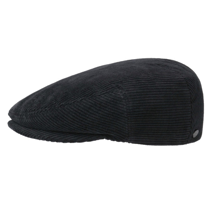 Stetson Driver Cap Corduroy schwarz by Lierys