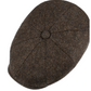 Stetson 8 Panel Cap Fischgrat Wool by Lierys beige herringbone