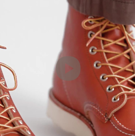 red wing 875 EE moc toe oro legacy