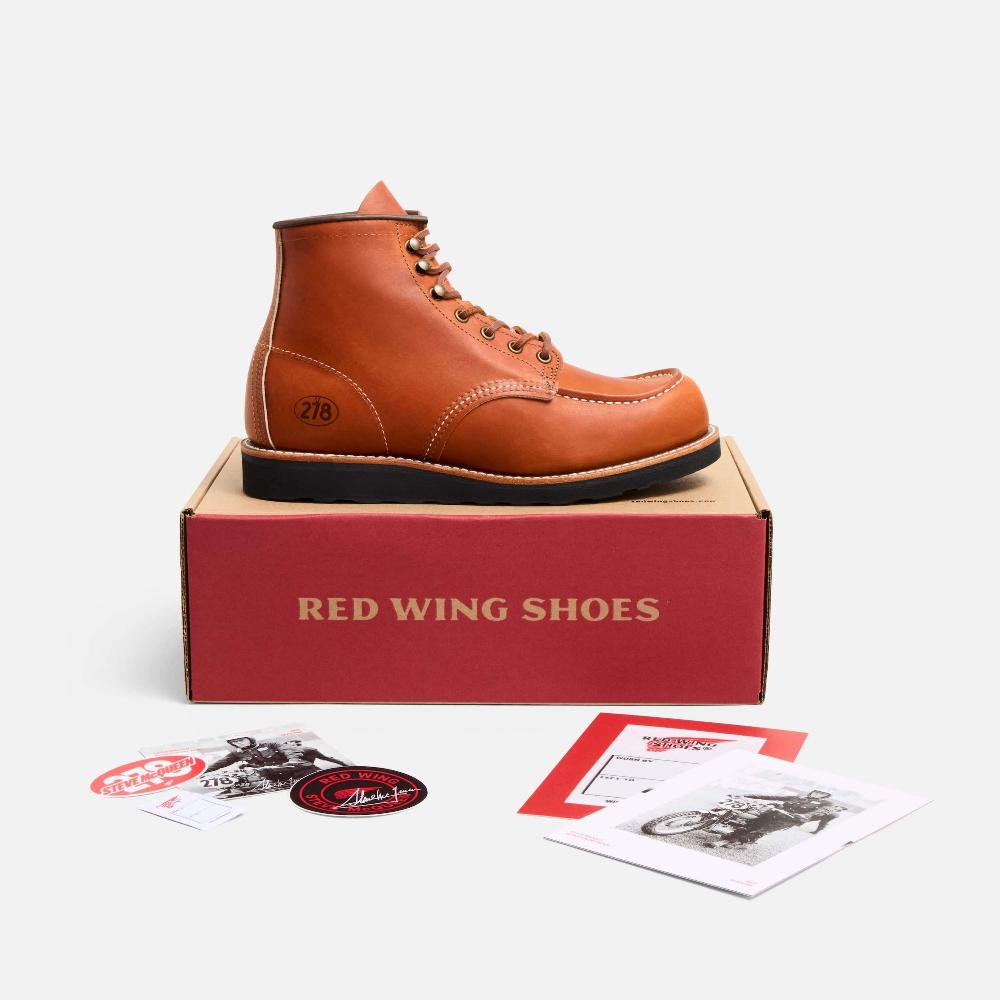 Red Wing 278 Moc Toe Oro Legacy Steve McQueen Special