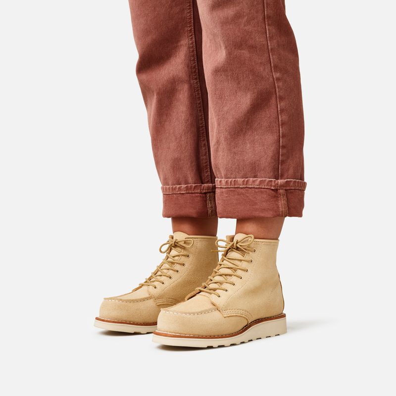 Red Wing 3328 Moc Toe Cream Abilene Women