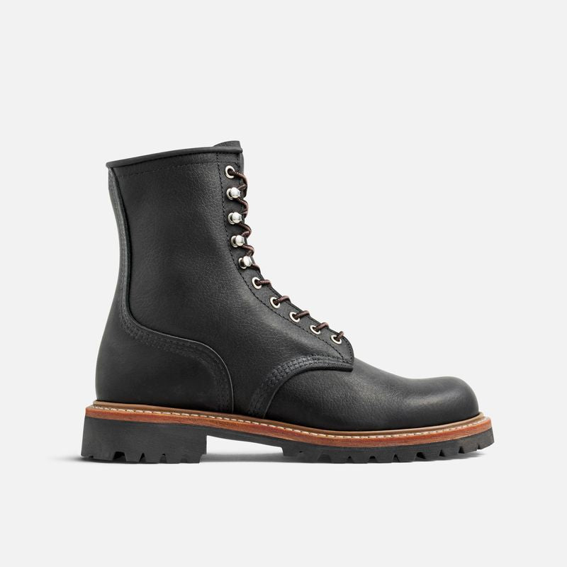 Red Wing 4501 8-Inch Logger Black Oil Slick Herren Schuhe