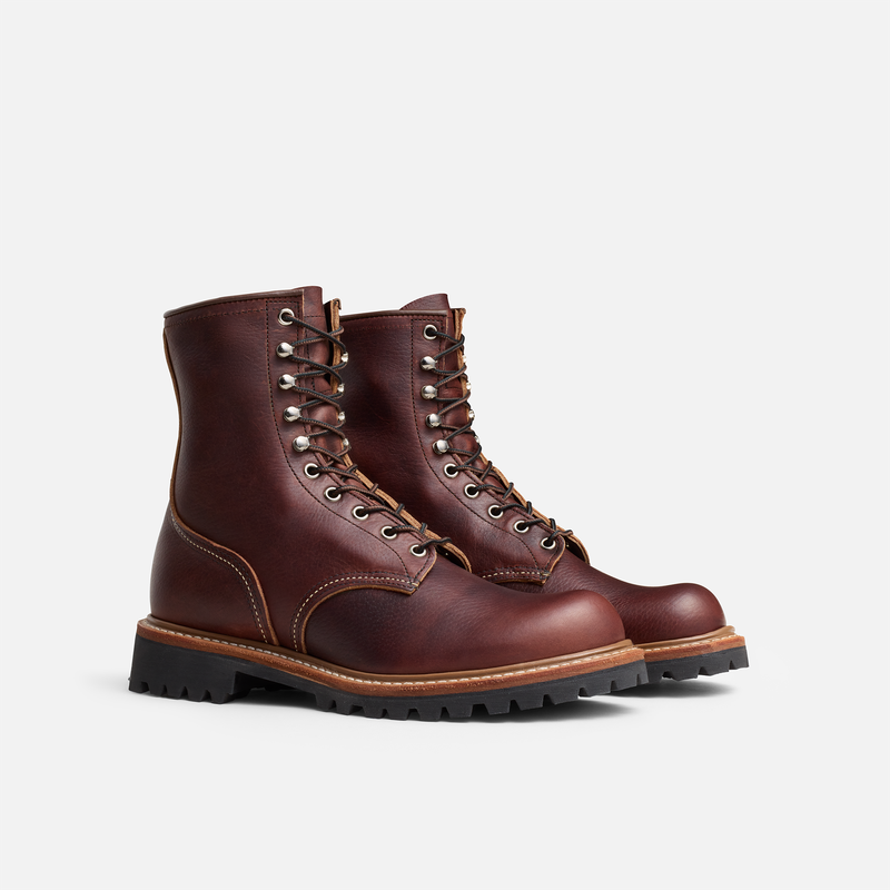 Red Wing 4585 8-Inch Logger Briar Oil Slick Herren Schuhe