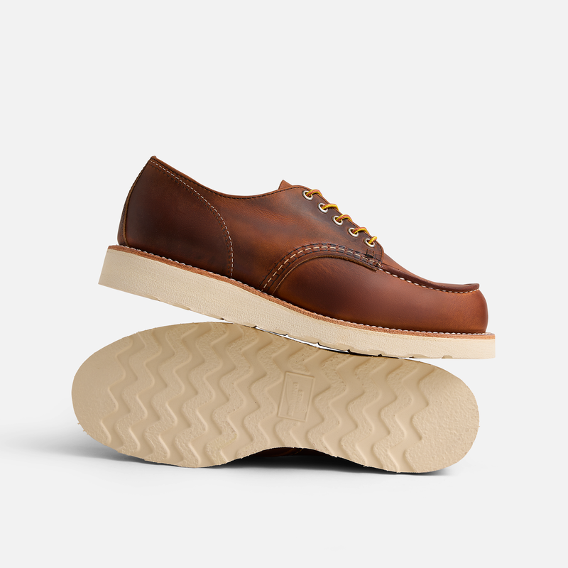 Red Wing 8077 Shop Moc Toe Oxford Copper Rough & Tough Men