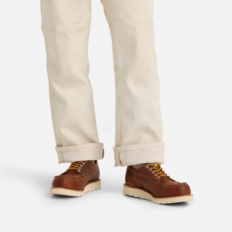 Red Wing 8077 Shop Moc Toe Oxford Copper Rough & Tough Men