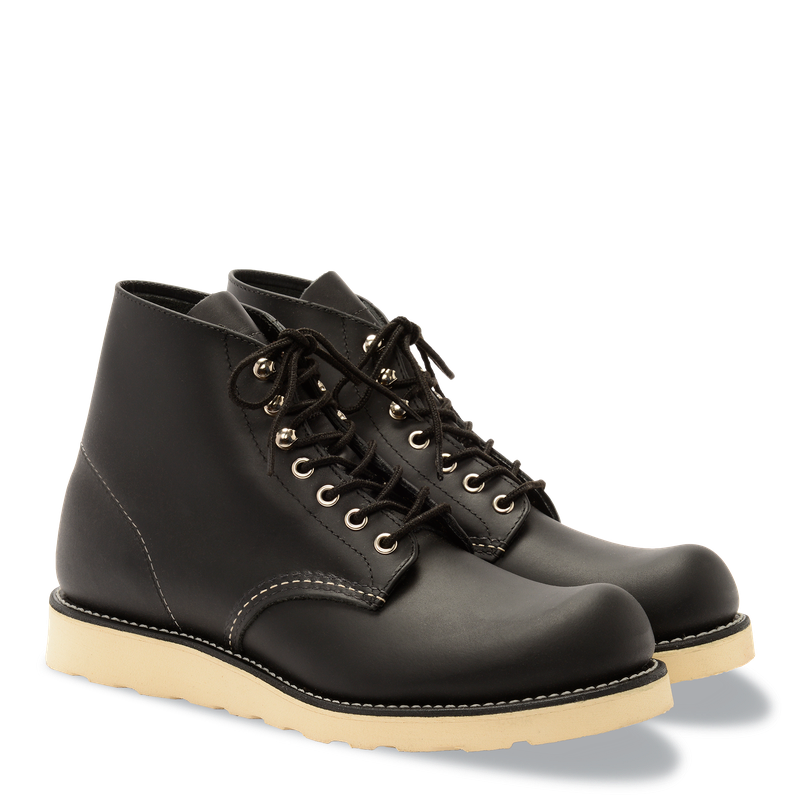 Red Wing 8165 Round Toe Black Chrome Herren Schuhe