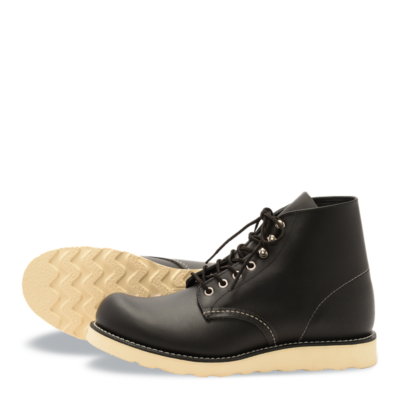 Red Wing 8165 Round Toe Black Chrome Herren Schuhe
