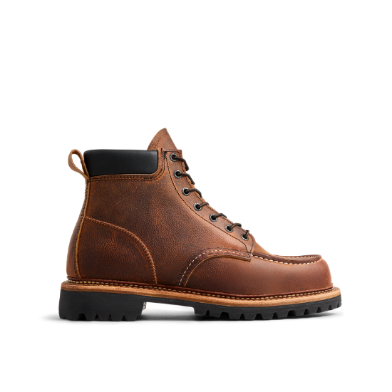 Red Wing 8213 Norway Moc Toe Copper Rough & Tough Scotch-Grain Herren Schuhe