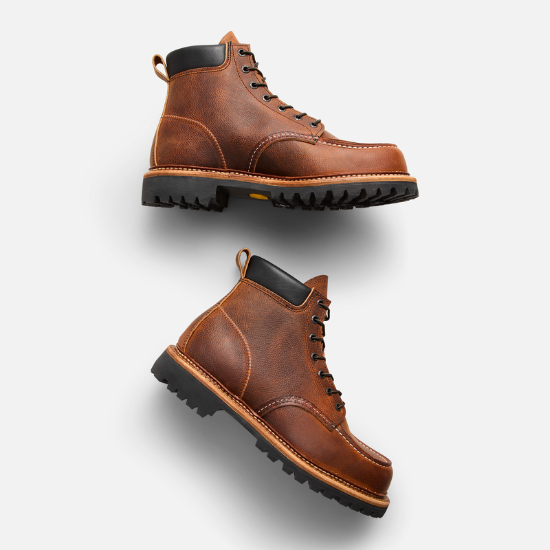 Red Wing 8213 Norway Moc Toe Copper Rough & Tough Scotch-Grain Herren Schuhe