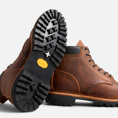 Red Wing 8213 Norway Moc Toe Copper Rough & Tough Scotch-Grain Herren Schuhe