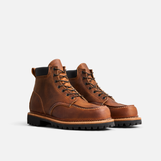 Red Wing 8213 Norway Moc Toe Copper Rough & Tough Scotch-Grain Herren Schuhe