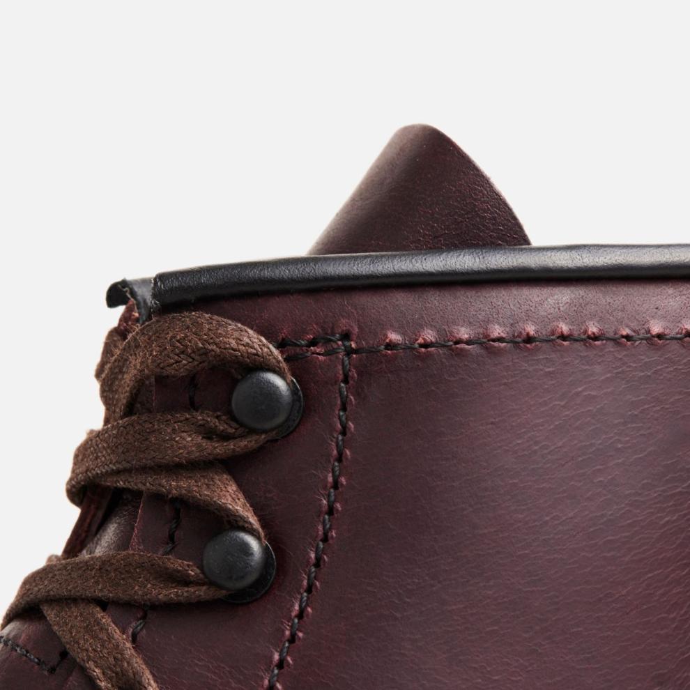 Red Wing 9419 Beckman Black Cherry Excalibur Leder Detailansicht