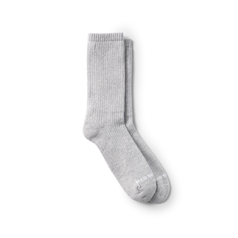 Red Wing 97671 Cotton Cushion Crew Socks Grey