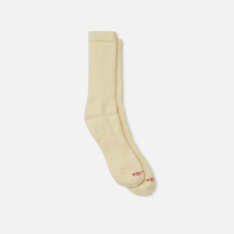 Red Wing 97675 Full Crew Merino Socks Cream.