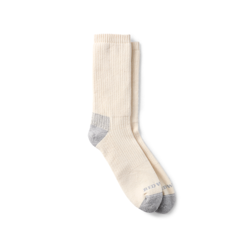 Red Wing 97678 Cotton Cushion Crew Socks Cream
