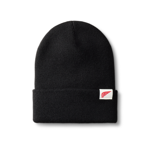Red Wing 98059 Logo Knit Beanie Hat Black