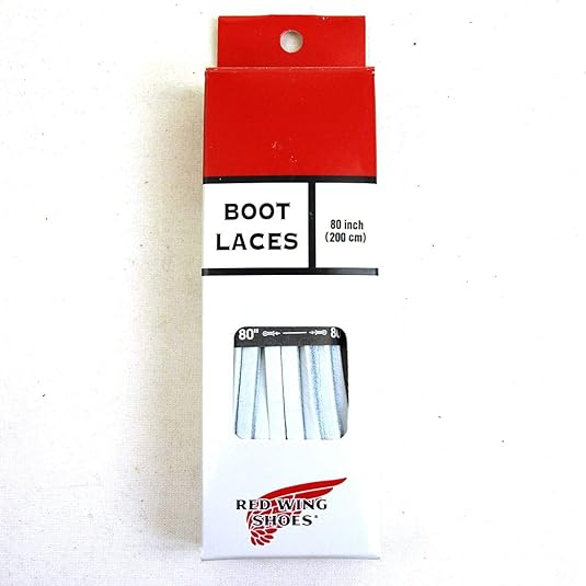 Red Wing Boot Laces 80 Inch White Leather 97129