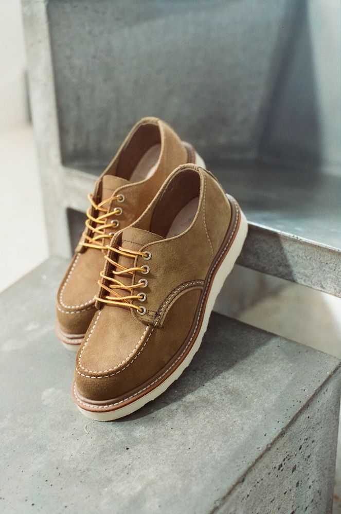 Red Wing x Engineered Garments 3113 Shop Moc Toe Camel Remix