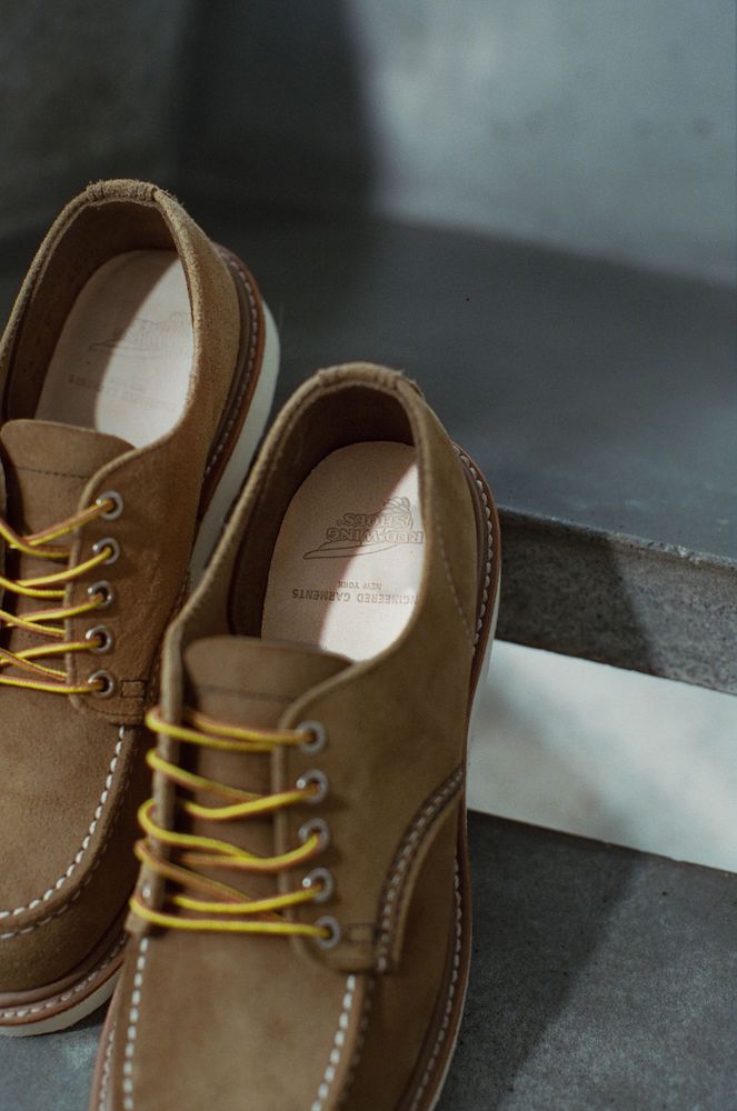 Red Wing x Engineered Garments 3113 Shop Moc Toe Camel Remix