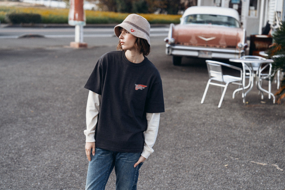 Red Wing x Human Made T-Shirt Black 97622 Men