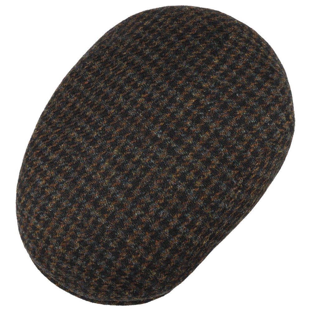 Stetson Driver Cap Houndstooth Harris Tweed